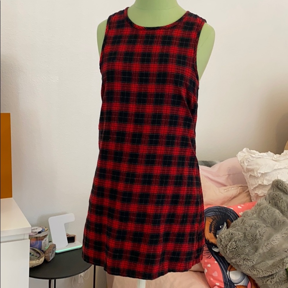 Plaid Mini Dress